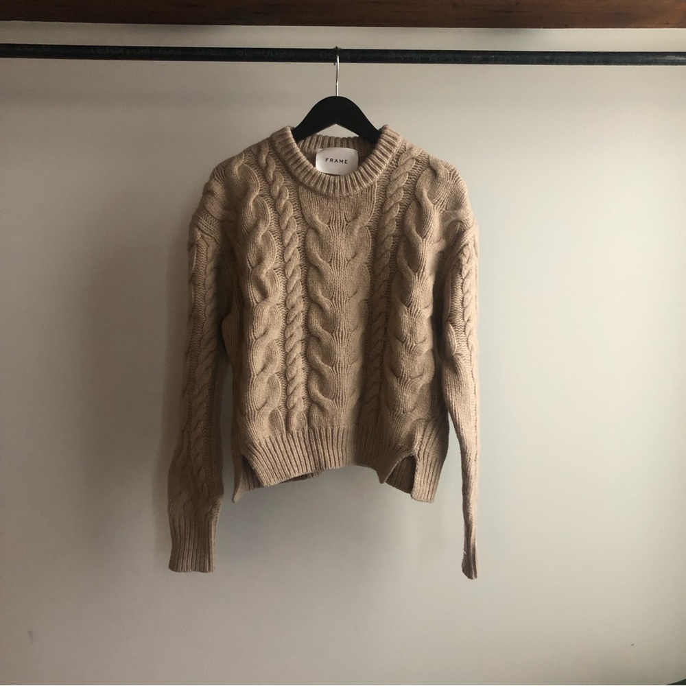 - frame cable crew sweater